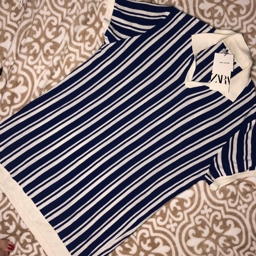 ZARA STRIPPED POLO SHIRT FOR MEN